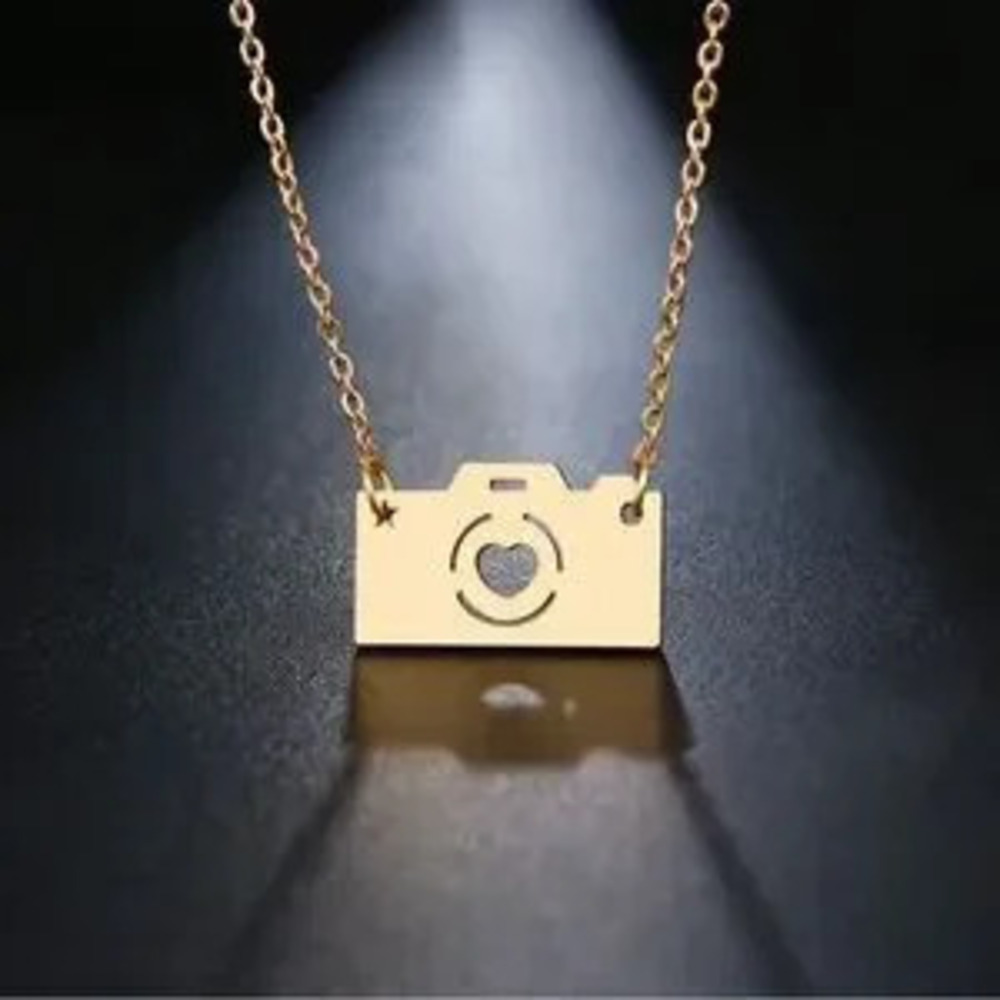 Camera Pendant?Necklace Stainless Steel